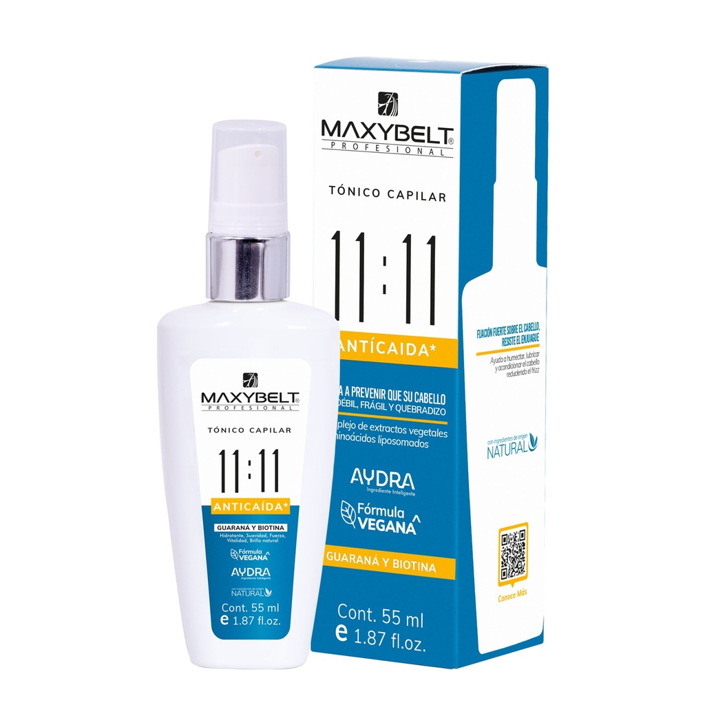 TONICO CAPILAR 11:11 ANTICAIDA *55ML MAXY