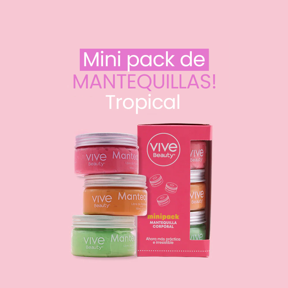 Mini Pack Mantequilla Tropicales *100ml x3* VIVE BEAUTY