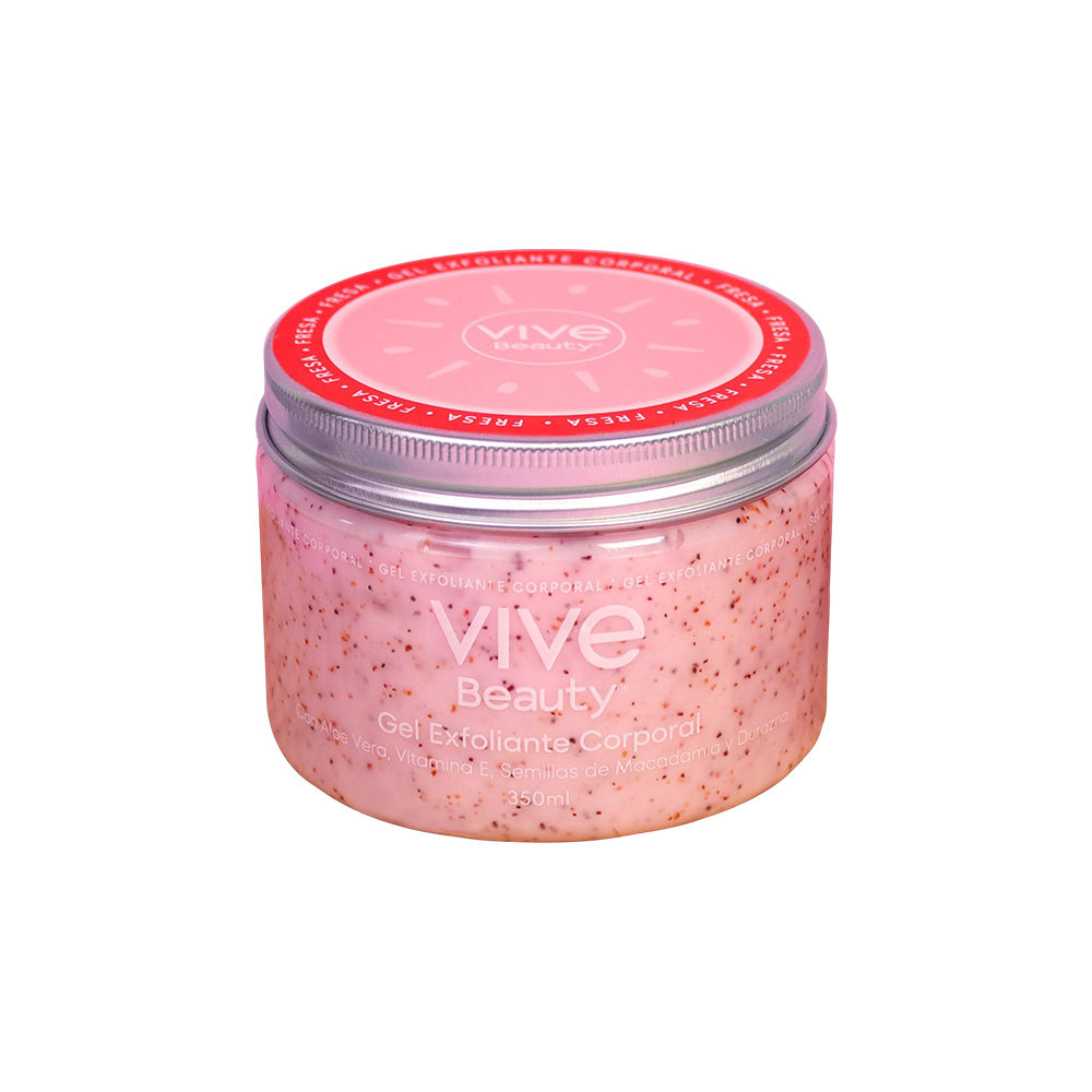 Gel Exfoliante Corporal Fresa *350ml* VIVE BEAUTY