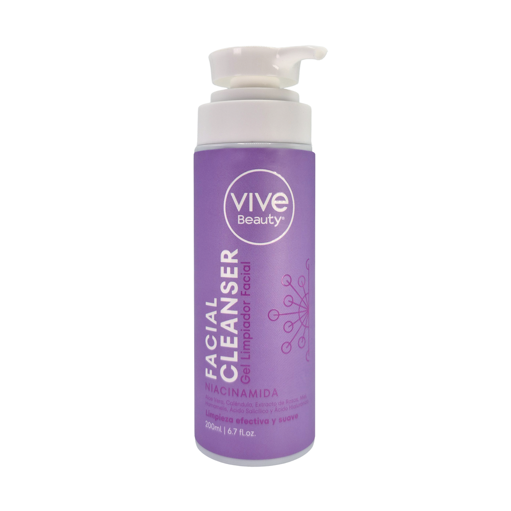 Gel Limpiador Facial Niacinamida *200ml* VIVE BEAUTY