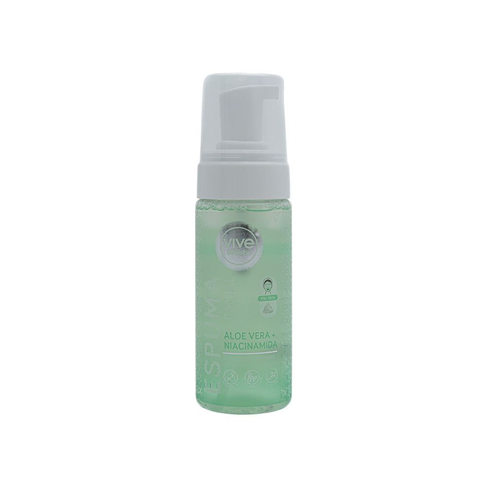 Espuma Facial Aloe Vera + Niacinamida *150ml* VIVE BEAUTY