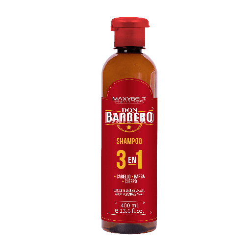 [SH-3EN1-400] Shampoo 3 en 1 For Men 400ml Don Barbero